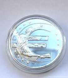 Сувенирная монета 10 ANS YEARS JAHRE (10 лет ЕВРОСОЮЗУ). 3