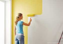 Покраска потолка, стен 1