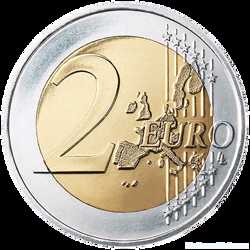 Греция 2 евро 2004 г. Олимпиада в Афинах 2