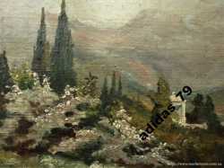 Картина маслом по дереву, Крым до 1917-го года 2