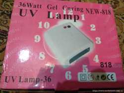Продажа УФ лампы UV LAMP 36 Watt 818 для ногтей маникюра за 250 грн. 1