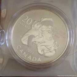 20 долларов, 2013, Санта Клаус. Канада. Серебро. Подарочная упаковка 2