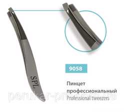 Пинцет скошенный SPL 9058