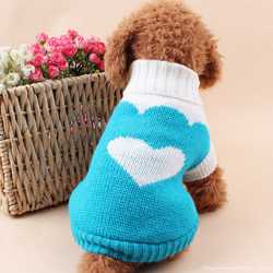 Теплый свитер для собак Taotaopets 675501 Blue L домашних животных 2