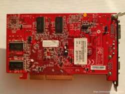 Видеокарта MSI Radeon RX9600Pro AGP DDR SDRAM в рабочем состоянии 2
