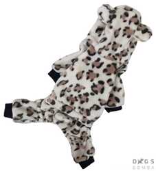 Одежда для собак костюм махровый леопард