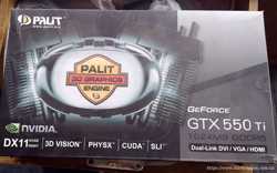 Продам б\у видео карту Palit GeForce GTX 550 Ti  2