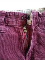 L.O.G.G. Вельветовые бордовые штаны для девочки на 2-3 года 3