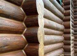 Герметизация швов сруба, утепление деревянного дома 3