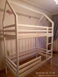 Двухъярусная кровать-домик-4500 гривенн 2