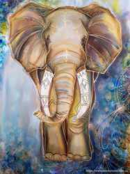 Картина "Слон - символ мудрости, силы и процветания!"
