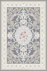 Классический ковер Flower 1.5x2.3м. GREY / GREY P659B 1