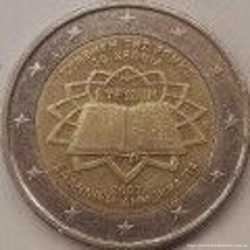 Греция 2 евро, 2007 50 лет подписания Римского договора 3