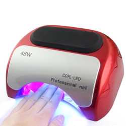 Гибридная ультрафиолетовая LED лампас таймером светодиодная UV Lamp 48 2