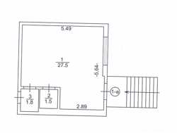 Продаж приміщення 31кв. Н/Ф 1 поверх пр.Соборності 16 2