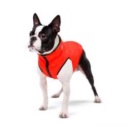 Двусторонняя курточка для собак Airy Vest cалатово-голубая XS30, красн 2