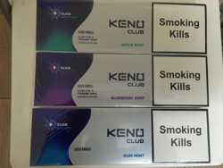 Продам сигареты KENO (жвачка, черника, яблоко-мята)