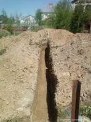 Демонтаж демонтажные земляные бетонные работы.Траншеи сливные ямы 2