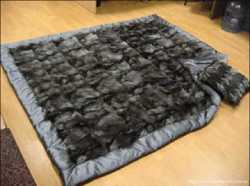 Натуральный ковёр, покрывало, подушка 2