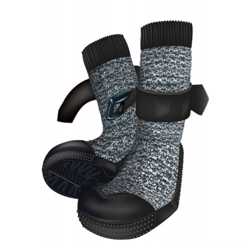 Защитные носки Trixie Walker Socks для собак, размер M, черно-серый