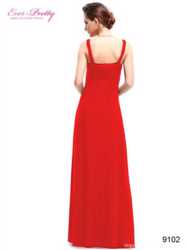 Красное вечернее платье в греческом стиле 2