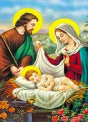 Картина Алмазами даймонд Святое семейство с ребенком 1шт (0155) 1