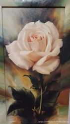 Картина Роза репродукция,дорисовка. 2
