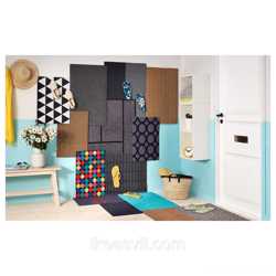 RORSLEV Придверный коврик, разноцветный, 40x60 см 00394243 IKEA, ИКЕА, 3