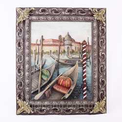 Картина панно Венеция. Причал Гранд Презент КР 907 цветная