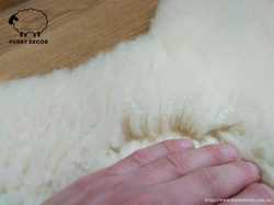 Шкура овечья, овчина натуральная, ковер из овчины/барана №1505 2