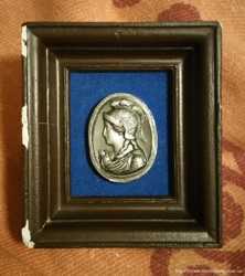 Картина монета медальон Рим Греция Афина Паллада рамочка музей