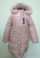 Пальто Pastels pink натуральный мех 2