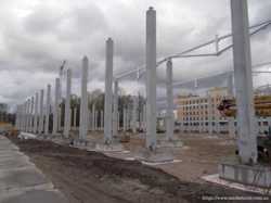 Оборудование для производства бетонных колонн большой длины. 2