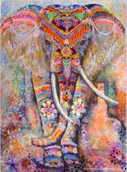 Картина алмазами Даймонт Сказочный слон (0126) 1
