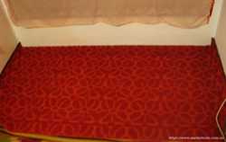 коврик дорожка под ноги, палас ковёр красный, 210 см, торг