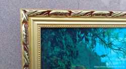 Большая картина "Водопад" с подсветкой ,музыкальная , размер 70х110 см 2