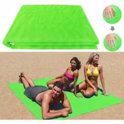 Пляжный коврик анти-песок 200х200 см (салатовый) подстилка на пляж