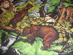 Ковер/килим-картина "Ведмеді" 148х70 см; настінний; раритет 3