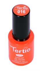 Гель-лак №016 Tertio, Неоновый кислотно-оранжевый 2