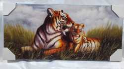 Картина репродукция на холсте "Тигры" 3