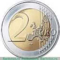 Австрия 2 евро 2009 10 лет экономическому и валютному союзу 3
