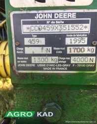 Пресс-подборщик тюковый JOHN DEERE 459