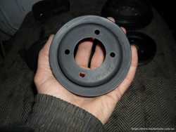 BMW 2243682, Шкив помпы БМВ M51, M41, оригинал, BMW E34, E36, E38, E39 2