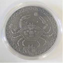 Знаки зодиака, сувенирная монета в стиле ретро. Китай. 3