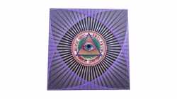 Картина стринг арт Всевидящее око, масонские символы, картина подарок
