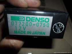 Denso 077200-0750, Реле Тойота, Toyota оригинал 2