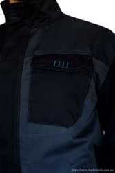 Курточка 4Tесh 01 серо-черная, спецодежда современная 3