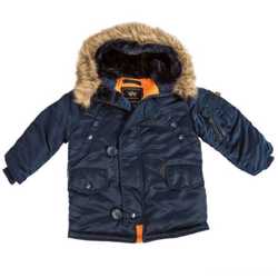 Детские куртки Аляска от Американской фирмы Alpha Industries, USA 1