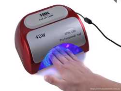 УФ лампа для ногтей сушилка 48Вт CCFL+LED UV таймер 18K 1
