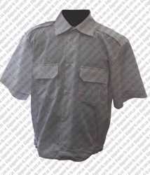 Рубашка форменная комбинированая на длинный рукав  3